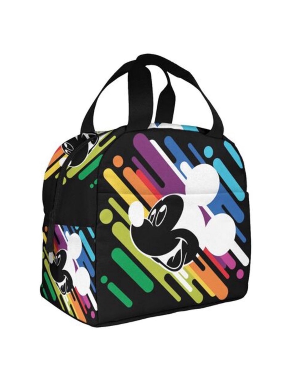 Disney Mickey Mouse Colorful 8-Inch Insulated Lunch Bag